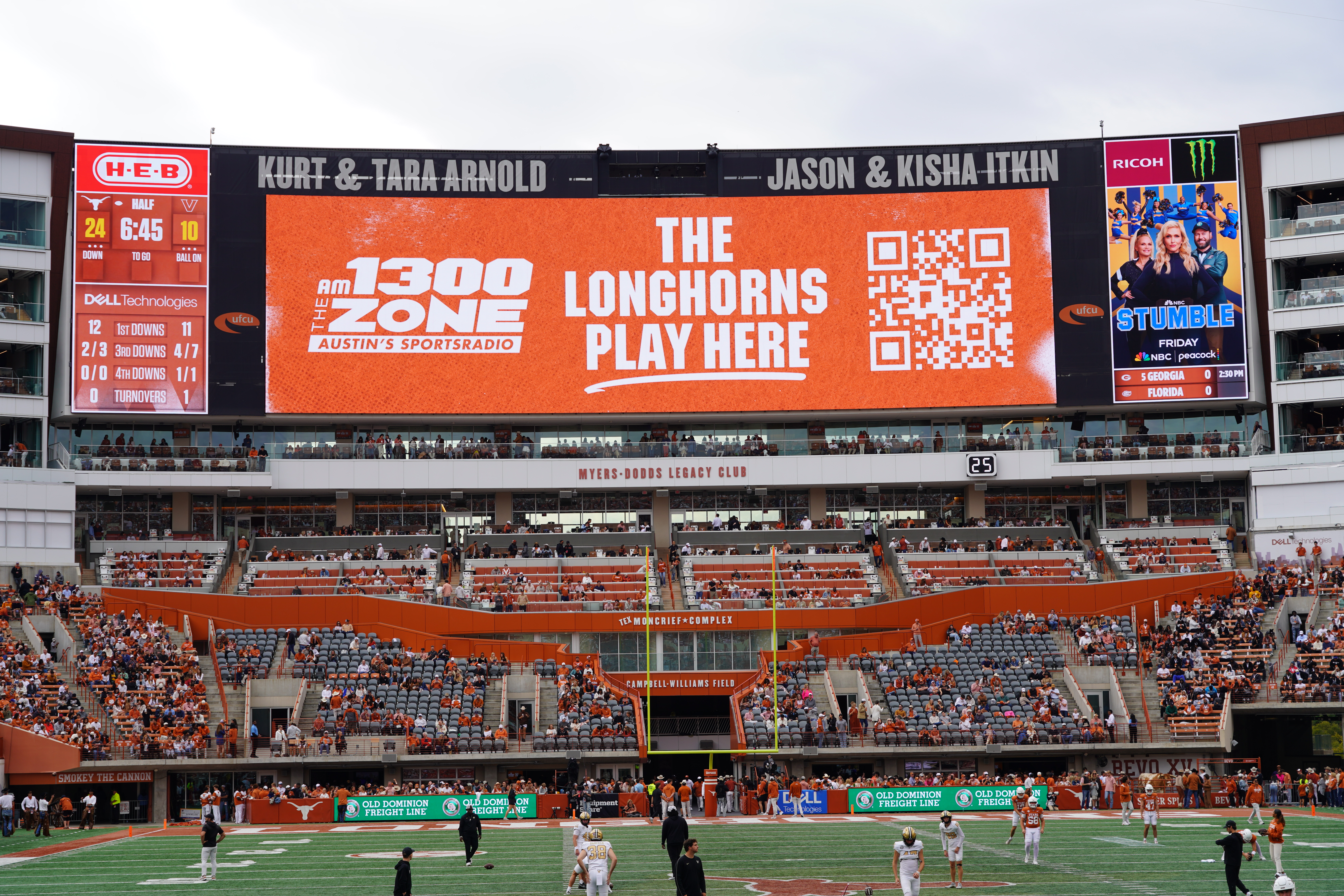 Pop Halftime Videoboard Ad